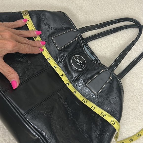 Coach Carryall Black Patent Leather Bag - Picture 8 of 13